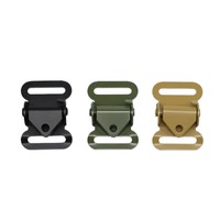 Boucle de serrage en métal de qualité supérieure pour extérieur, 50x38mm, boucle en acier, sangle tactique réglable pour sacs