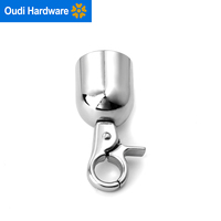 Capuchon à pampille en métal sans nickel pour fermoir à griffe de homard pivotant de sac à main, avec embouts de pampille personnalisés, accessoires de maroquinerie