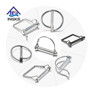 Trang trại rơ moóc bãi cỏ vườn đếm dây khóa chân 1/4 inch nhiệm vụ nặng nề an toàn <span class=keywords><strong>Pin</strong></span> trục khóa <span class=keywords><strong>Hitch</strong></span> <span class=keywords><strong>Pin</strong></span> - Product Image 1