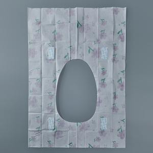 Papel desechable para asiento de inodoro, soluble en agua y biodegradable, protector de asiento para inodoro público - Product Image 6