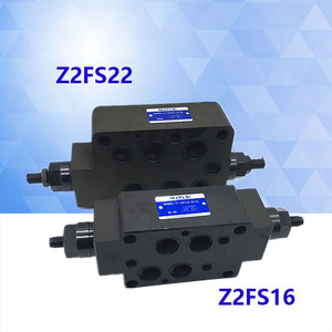 วาล์วควบคุมการไหลแบบไฮดรอลิก Z2FS6 Z2FS10 วาล์วควบคุมการไหลแบบทางเดียวชนิดซ้อน วัสดุเหล็กหล่อ 315 บาร์ 60 ลิตร/นาที - Product Image 4