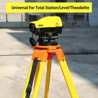 Trépied en bois robuste pour station totale, trépied en bois de qualité supérieure pour niveau et théodolite, support de trépied pour instruments de topographie