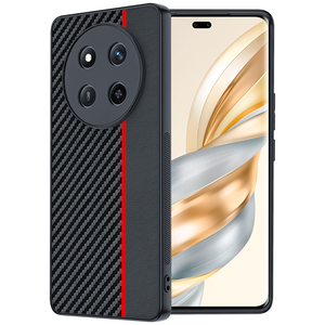Pour Honor Magic 7 Lite coque de téléphone Texture de <span class=keywords><strong>fibre</strong></span> de luxe Anti-choc Protection complète couverture de téléphone pour Magic 7 Lite - Product Image 1