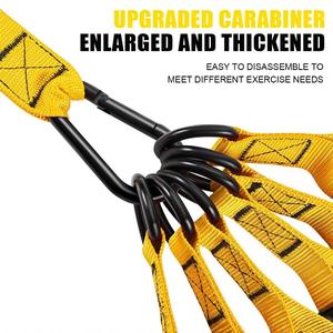 Juego de Bandas Elásticas de TPE Youfei de 12 Piezas, Cuerda de Tensión, Tensor de Ejercicio Transfronterizo, 75-300lbs, <span class=keywords><strong>Alta</strong></span> Elasticidad para Fitness - Product Image 4