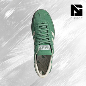 Adidas Handball Spezial 'preloved Green Gum' รองเท้าผ้าใบแบบผูกเชือก หัวกลม ลายทาง ระบายอากาศได้ดี รองเท้าลำลอง รองเท้าสเก็ตบอร์ด - Product Image 4