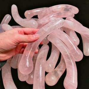 HYクリスタルセックスワンド女性用セックスツールローズクォーツGワンド - Product Image 5