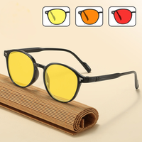 Lunettes anti-lumière bleue Lunettes anti-lumière bleue pour hommes Lunettes de lecture Anti-lumière bleue Charnière à ressort Rétro Unisexe