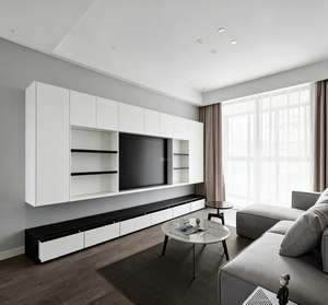 Meuble <span class=keywords><strong>TV</strong></span> moderne pliable avec cheminée, style minimaliste de ferme, unité murale, meuble <span class=keywords><strong>TV</strong></span>, décoration de salon, table console - Product Image 3