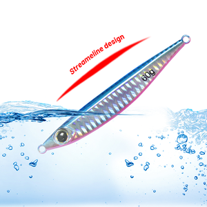 Leurre de pêche dur en métal pour jigging, cuillère, plaque de plomb, leurre artificiel Brave Wholesale 40g 60g 80g 100g - Product Image 2