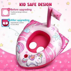 <span class=keywords><strong>Flotador</strong></span> de Piscina Unicornio Grande Personalizado al por Mayor Directo de Fábrica con Pistola de Agua - Juguete Inflable para Piscina para Niñas de 3 a 8 Años - Product Image 6