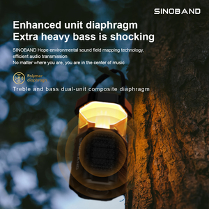 XDOBO Sinoband New Hope 360 grados luz LED 40W graves profundos diente azul 5,3 portátil Retro portátil al aire libre Camping fiesta altavoz - Product Image 4