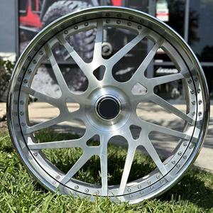 Jantes en alliage forgé SAiLen personnalisées de 20 à 28 pouces, design concave noir semi-brillant, garantie de 5 ans, jantes pour voitures particulières - Product Image 1