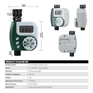 <span class=keywords><strong>Programmateur</strong></span> d'arrosage pour <span class=keywords><strong>jardin</strong></span>, contrôleur d'irrigation, minuterie d'arrosage - Product Image 3