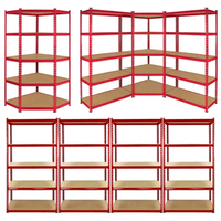 Étagères métalliques de rangement à assembler facilement, empilables, pour garage - Vente chaude