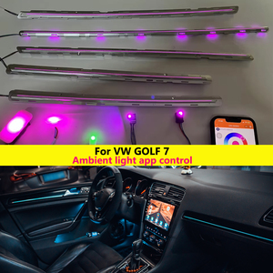 Lumière d'ambiance intérieure pour <span class=keywords><strong>voiture</strong></span> 12V 10W Plug & Play pour Golf 7/7.5, sans codage, faisceau de câbles dédié, ambiance lumineuse - Product Image 1