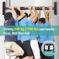 Barre de traction télescopique multifonctionnelle réglable pour usage domestique, équipement de fitness durable pour intérieur