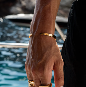 Brazalete Único de Joyería Inspire, Brazalete Martillado para Hombre, Ajustable, Diseño Martillado Puro, Brazalete <span class=keywords><strong>Simple</strong></span> con Producto en Oferta - Product Image 2