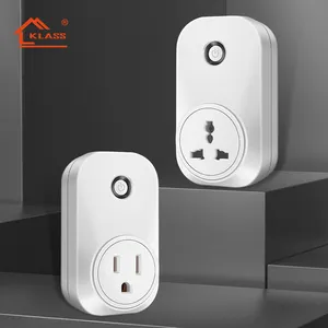 Klass Smart Plug Tuya Smart Life Werk Met Google Home Amazon Alexa Wifi Draadloos Us Mini Wifi 16 Amp Smart Plug Behuizing Oem