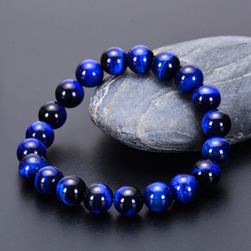 Oeil de Tigre Naturel Bleu (10mm)