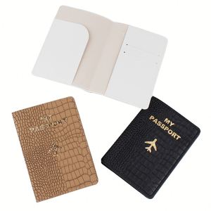 High Quality Luxury Pu Anti-Theft Rfid Blocking Passport Bag Custom Logo Waterproof Vintage Travel <b>Wallet</b> Card <b>Holder</b> - Product Image 3
