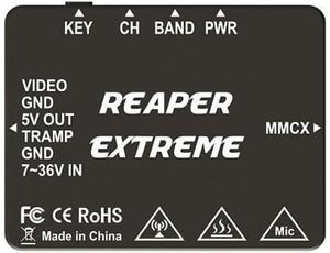 Foxeer Reaper Extreme V2 5.8G 72CH VTX 2.5W/1.8W/2500mW Pitmode Micrófono Integrado Carcasa de Disipación de Calor CNC 2-8S FPV - Product Image 2