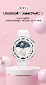 Para relojes de niña de lujo DT5 Mini Pantalla de 1,27 pulgadas soporte de ciclo fisiológico femenino pago NFC ritmo cardíaco paso reloj inteligente mujeres - Product Image 3