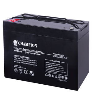 CHESHING CHAMPION Batteries plomb-acide rechargeables 2V 4 volts 12V 100Ah 150Ah 200Ah 250Ah à faible autodécharge pour panneau solaire - Product Image 6