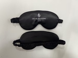 Hai Lớp Lụa Satin Ngủ Mắt Bóng Râm Sang Trọng Tùy Chỉnh Mềm Du Lịch Unisex Ngủ Mặt Nạ Mắt Với Dây Đeo Đàn Hồi - Product Image 3