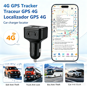 Mini chargeur de voiture 4G LTE GSM <span class=keywords><strong>GPS</strong></span>, charge rapide, suivi en temps réel, dispositif espion caché, allume-cigare, traceur <span class=keywords><strong>GPS</strong></span> pour véhicule - Product Image 1