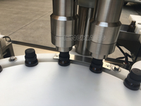 Máquina Automática de Llenado, Tapado y Sellado de Viales de Vidrio de 15ml, 30ml y 60ml para Gotas Oftálmicas y Aceites Esenciales, con Control PLC, 3600 BPH