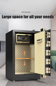 <span class=keywords><strong>Caja</strong></span> de Seguridad de Acero de Aleación con Triple Desbloqueo Electrónico por Huella Dactilar y Teclado, de Gran Capacidad, para Objetos de Valor en el Hogar y Dormitorio - Product Image 6