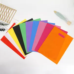 Túi Mua Sắm Bằng Nhựa Pe In Logo Theo Yêu Cầu Moq 50Pcs