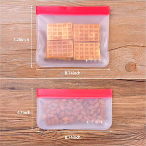 Sac de conservation alimentaire réutilisable, écologique, étanche, avec logo personnalisé, en matériau PEVA, pour le lait, <span class=keywords><strong>les</strong></span> sushis, <span class=keywords><strong>les</strong></span> chewing-gums et <span class=keywords><strong>les</strong></span> collations - Product Image 3