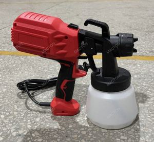 Pistola de Pulverización Eléctrica de 220V, Pistola de Pintura HVLP, 800ML, Control de Flujo Ajustable, Pulverizador de Pintura de Látex de Alta Presión sin Aire - Product Image 2