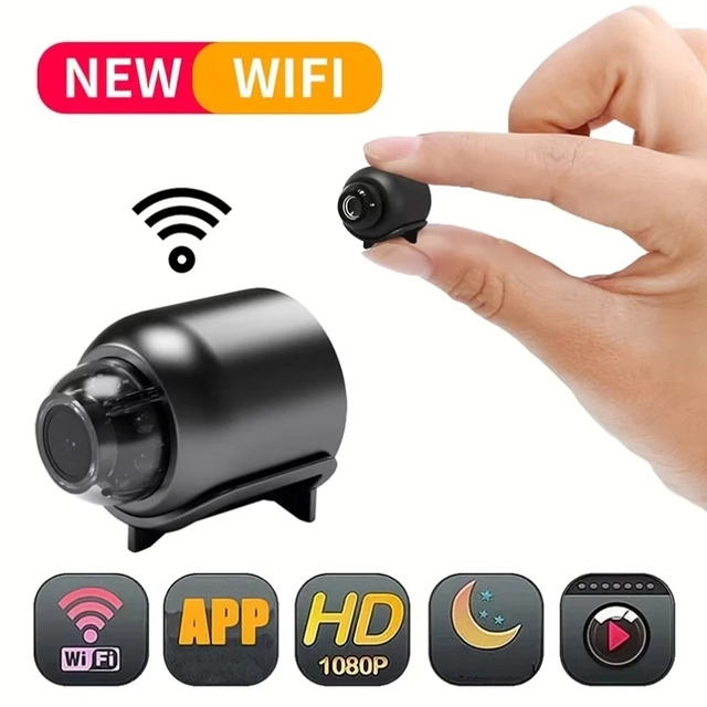 X5 Mini Wireless Security Camera 1080P HD, Night Vision WiFi Indoor Camera with Motion Detection for Home Pet & Child Monitoring