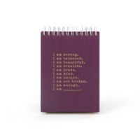 Carnet de notes A3 à spirale, couverture en papier avec impression personnalisée et dorure à chaud, planificateur d'objectifs, journal de motivation, cadeau
