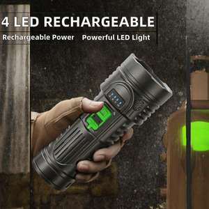 WOSEN 4*LED Mini Lampe Torche Rechargeable IP65 ABS avec Lumière Latérale COB Multifonctionnelle Puissante pour Extérieur et Usage Domestique - Product Image 6