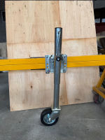 Roue pivotante simple en acier et caoutchouc de 6 pouces, capacité 1200 LBS, pour stabilisateur de pied de conteneur de camion, neuve