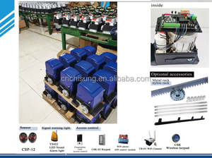 Carte WiFi/Kit de moteur de <span class=keywords><strong>porte</strong></span> coulissante avec alarme bouton poussoir 110V/220V AC 4m crémaillère robuste 500kg pour garages <span class=keywords><strong>porte</strong></span> électrique - Product Image 4