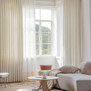 High Quality Linen Texture Heavy Blackout <b>Curtains</b> Luxury Modern Grommet Customizable for Bedroom Living Ready-Made for Home - Product Image 5