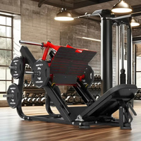 Machine de presse à jambes inclinée à 45 degrés robuste à charge libre avec fonctions de sécurité réglables pour clubs de fitness
