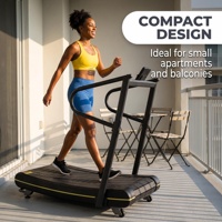 Tapis roulant commercial incurvé sans gravité, réglable, pour salle de sport, studio, entraînement cardio de haute intensité