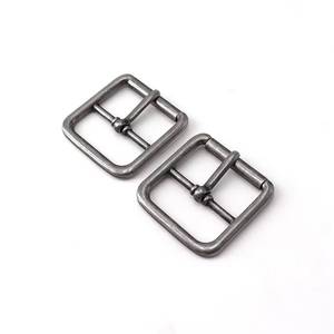 Hebilla de cinturón para hombre de aleación de zinc con diseño de patrón metálico y un solo pasador, al por mayor - Product Image 3