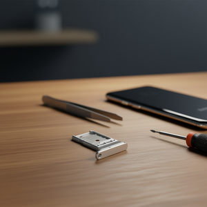 Bandeja para Tarjeta SIM para Samsung Galaxy S22 Ultra 5G S908B Plata - Product Image 3