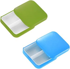 Portable Mini Pill <b>Box</b> Creative Design PP & ABS <b>Material</b> for Pill Container Usage - Product Image 1