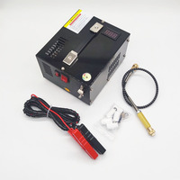 12V DC/110V AC 4500Psi compresseur d'air PCP Portable bobine horizontale convertisseur intégré/filtre eau-huile arrêt automatique sans huile-eau