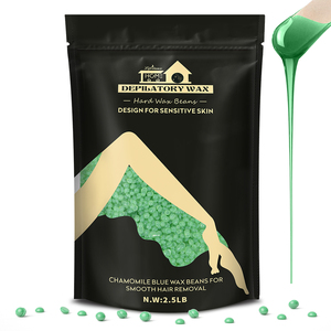 Lifetsance 2.5lb/1.13kg แว็กซ์กำจัดขนแบบแข็งสำหรับใช้ในร้านเสริมสวยมีคุณภาพมะพร้าว - Product Image 2