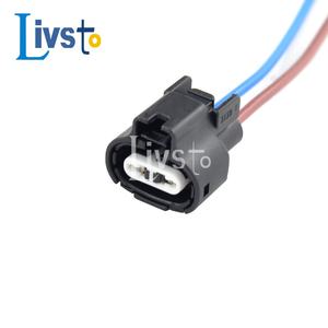 7283-1224-30 2 Pinli Kablo Kablo Demeti Saf Bakır İletken Kauçuk Araba Gövdesi Oto Hava Giriş Sıcaklık Sensörü Soketi - Product Image 1