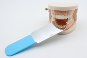 Espejo oclusal reflector intraoral dental con mango azul, espejo reflector intraoral de vidrio chapado en rodio para fotografía oral - Product Image 2