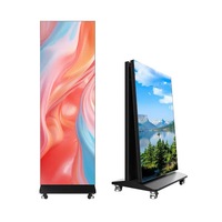 Système d'affichage LED HD, contrôlé par Wifi/USB, afficheur LED sur pied, affiche LED P2.5, panneau d'affichage